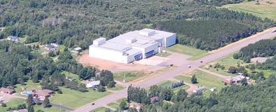 aerial shot of the Maritime Cold Storage Building